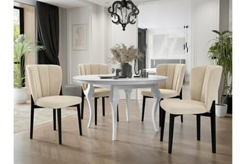 Kendale Matstol i Sammet - Beige - Möbler - Matplats - Matstol & köksstol