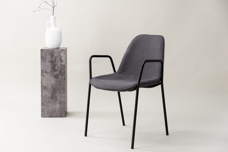 Klädesholmen Karmstol - Svart/Mörkgrå - Möbler - Matplats - Matstol & köksstol
