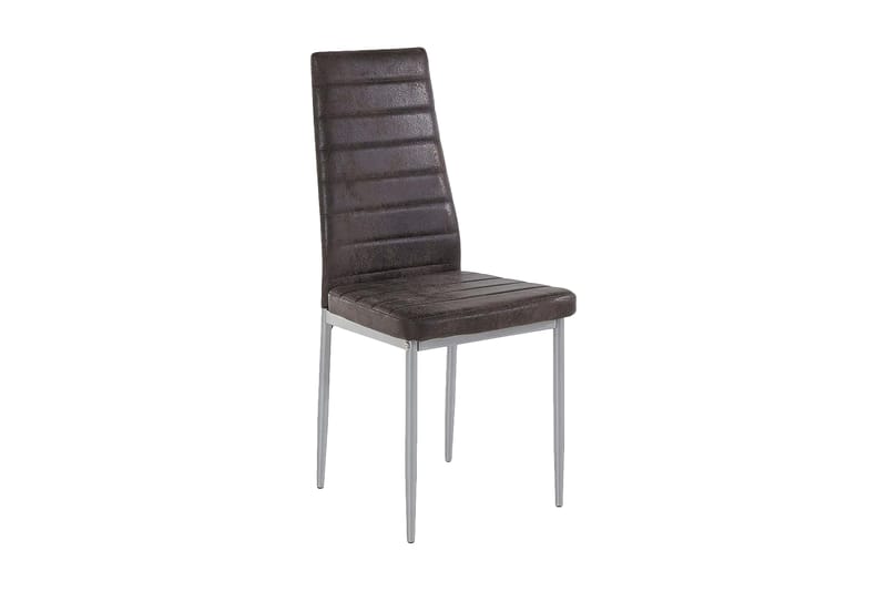 LELIA Matstol Microfiber 4-pack Antracit - Grå/Mörkgrå - Möbler - Matplats - Matstol & köksstol