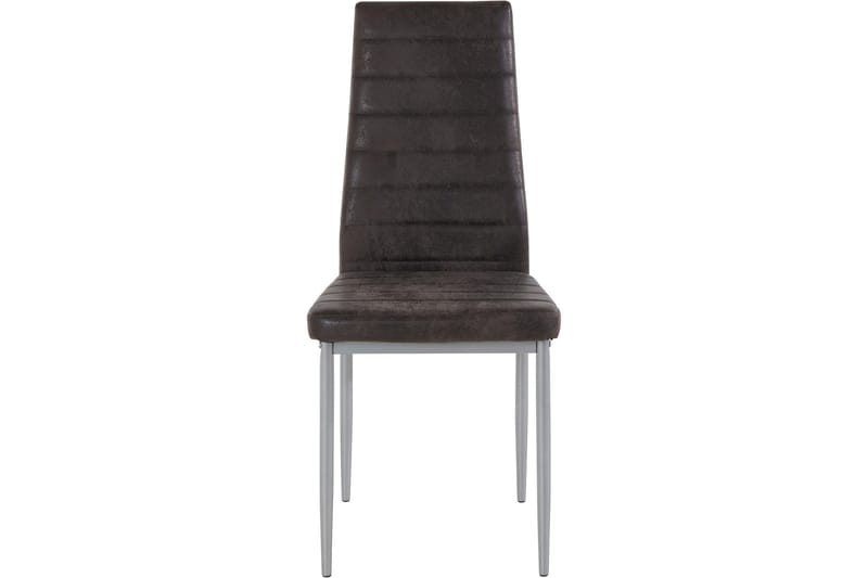 LELIA Matstol Microfiber 4-pack Antracit - Grå/Mörkgrå - Möbler - Matplats - Matstol & köksstol