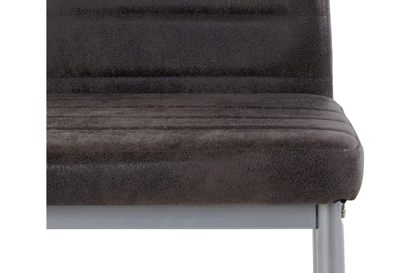 LELIA Matstol Microfiber 4-pack Antracit - Grå/Mörkgrå - Möbler - Matplats - Matstol & köksstol
