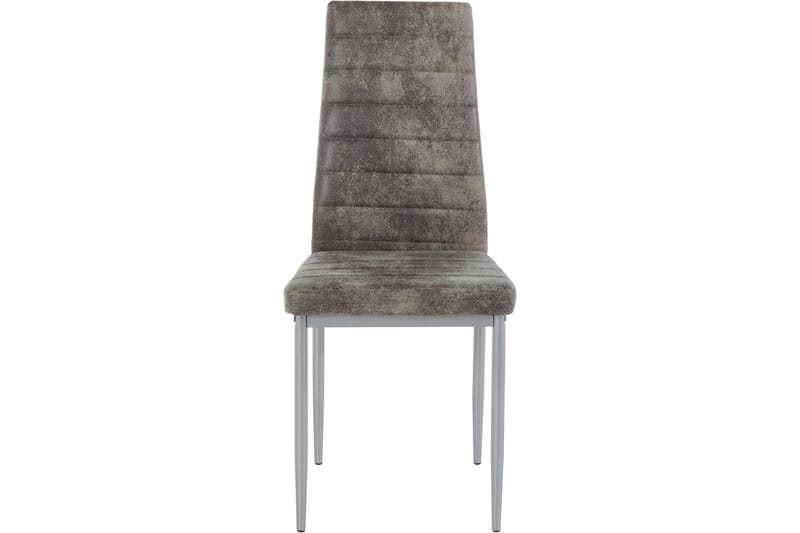 LELIA Matstol Microfiber 4-pack Ljusgrå - Ljusgrå - Möbler - Matplats - Matstol & köksstol