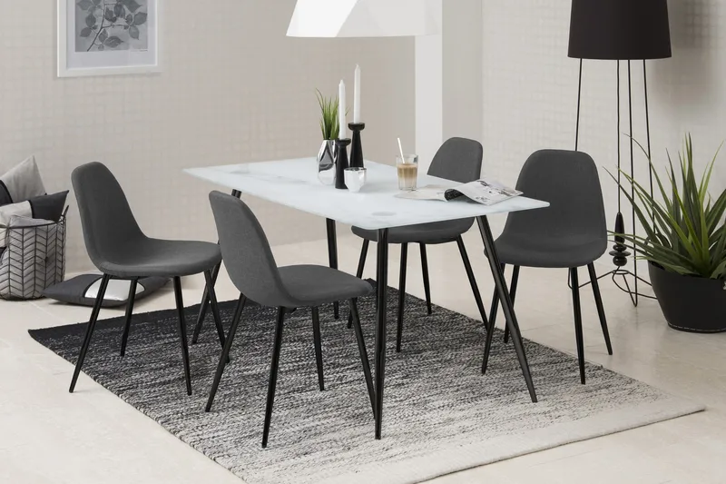 Lilyra Köksstol - Mörkgrå/Svart - Möbler - Matplats - Matstol & köksstol