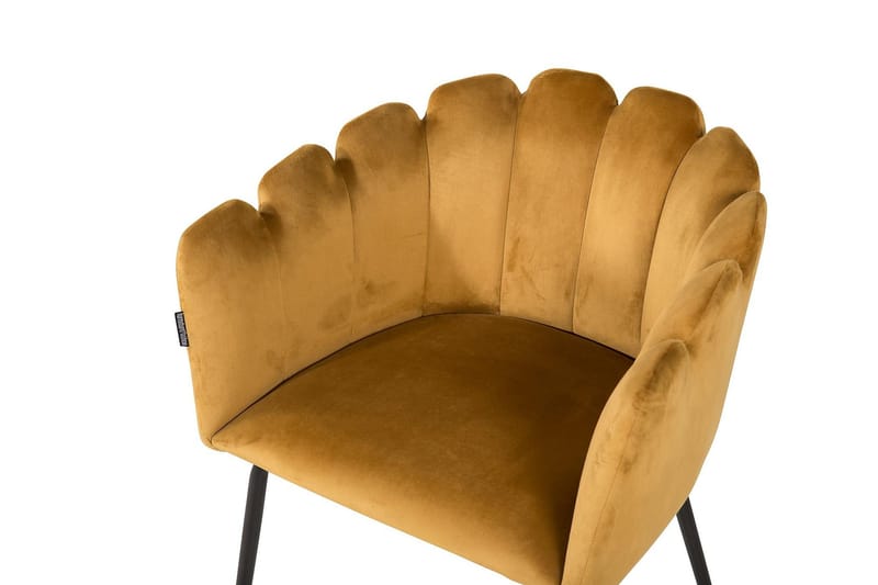 Limhamn Stol Sammet - Gul - Möbler - Matplats - Matstol & köksstol