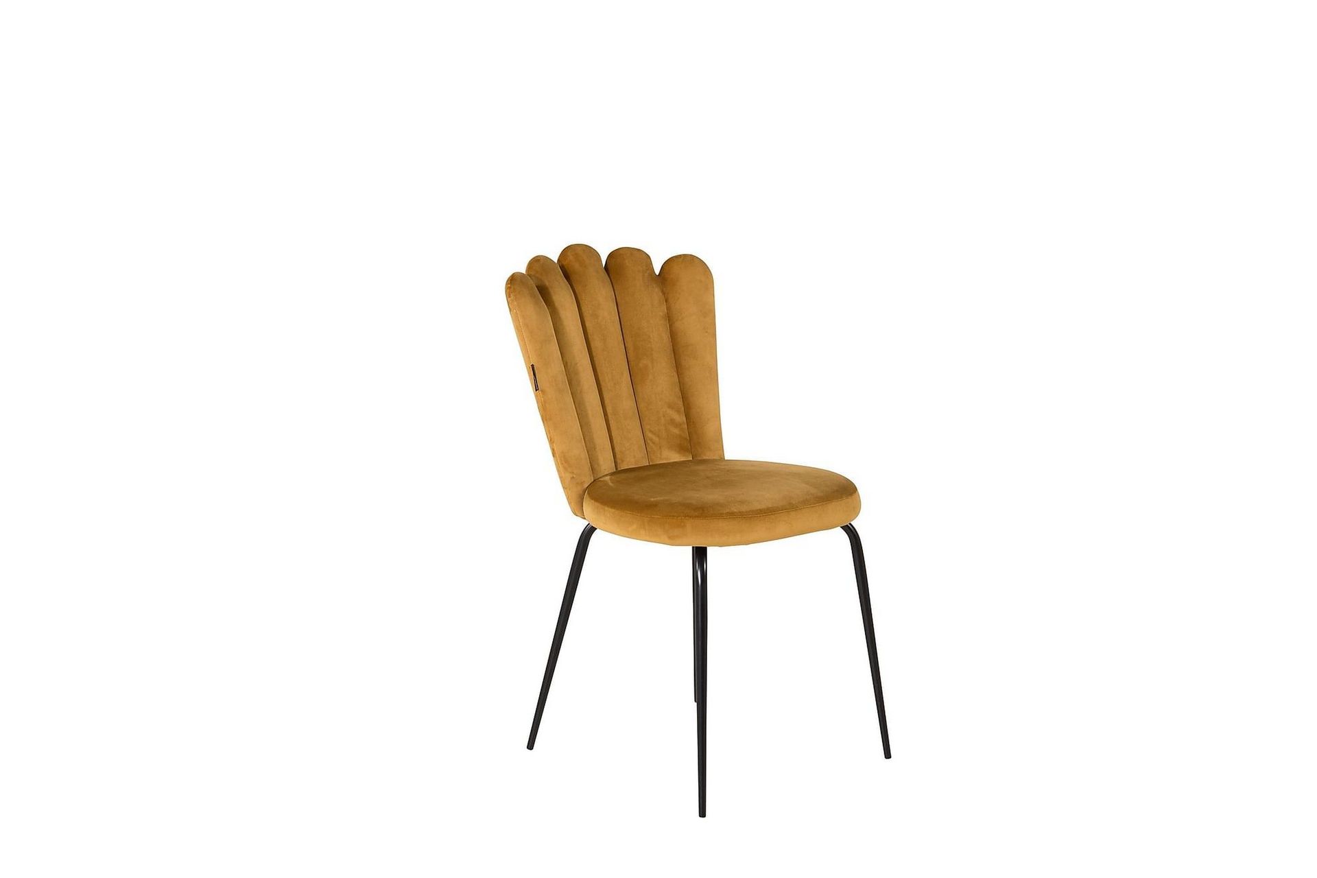 limhamn stol sammet - gul