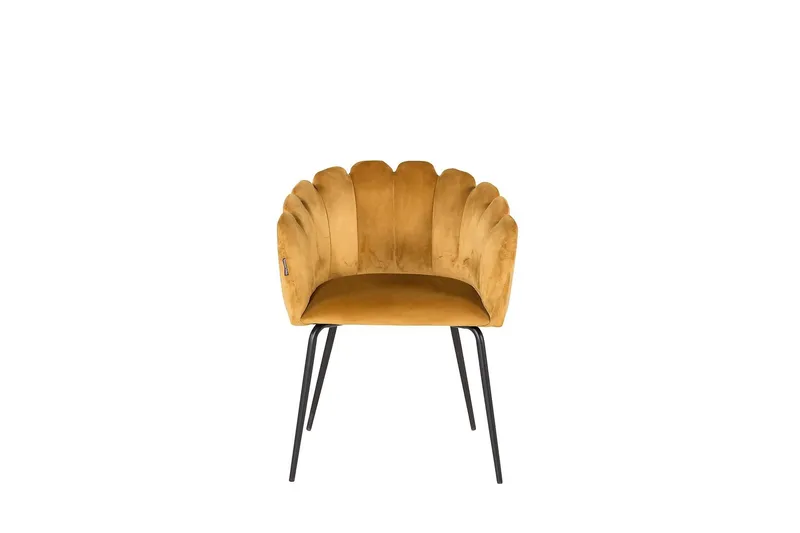 Limhamn Stol Sammet - Gul - Möbler - Matplats - Matstol & köksstol