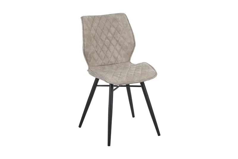 Lisle Matstol i Konstläder med Eukalyptusutseende, Beige