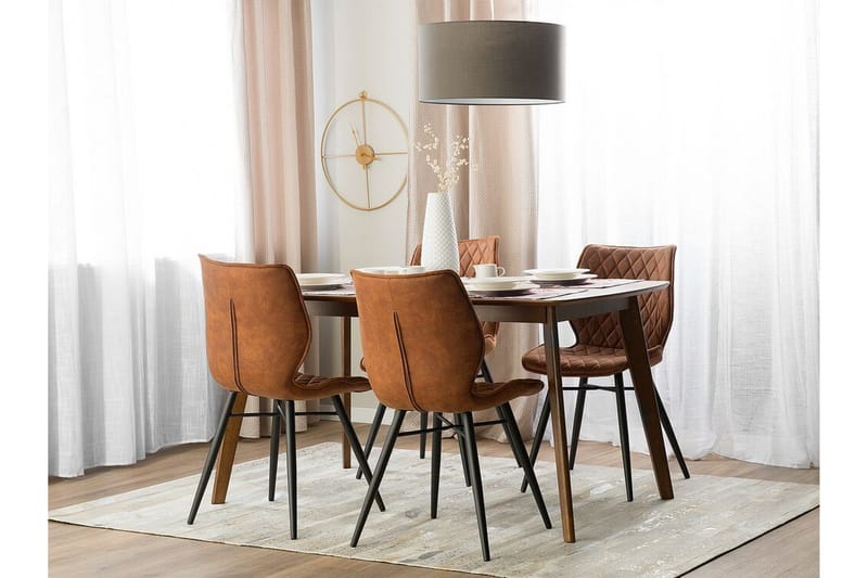 Lisle Stol Set Om 2 St - Brun - Möbler - Matplats - Matstol & köksstol