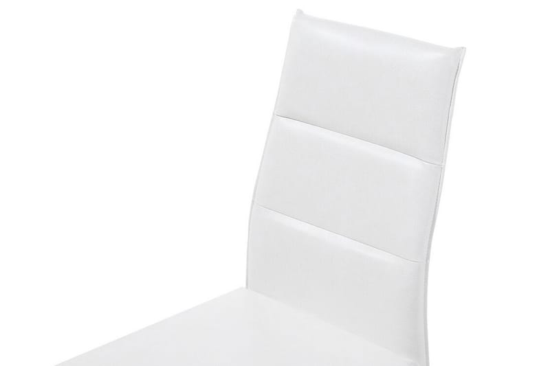 LODDER Stol 2-Pack Konstläder Vit - Möbler - Matplats - Matstol & köksstol