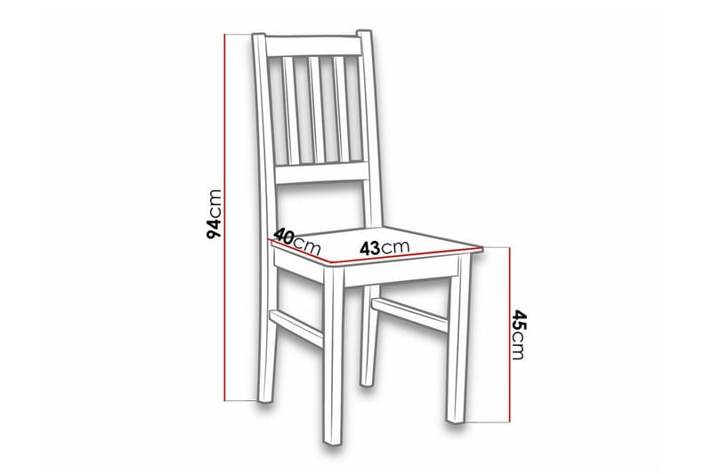 Lufti Matstol Black/Wood - Möbler - Matplats - Matstol & köksstol