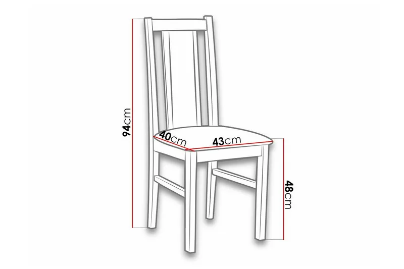 Lufti Matstol Black/Wood - Möbler - Matplats - Matstol & köksstol