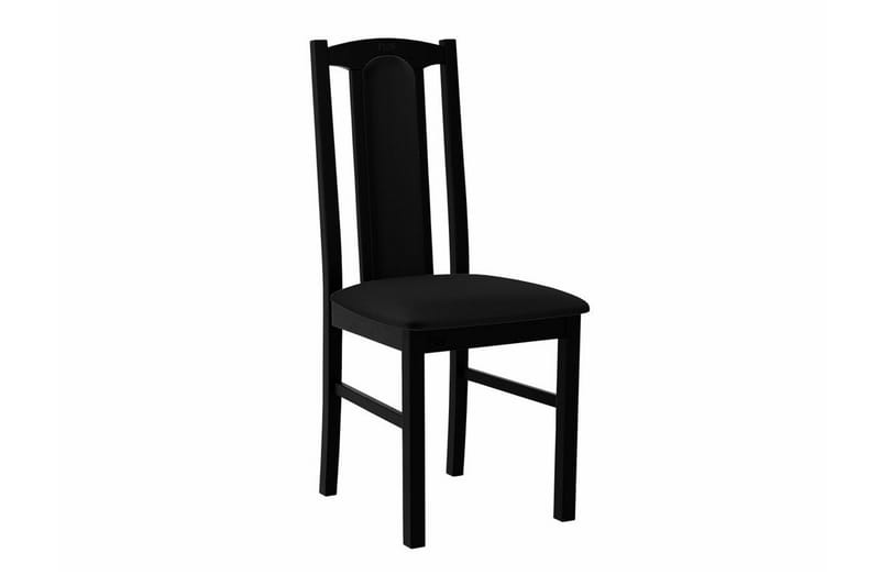 Lufti Matstol i Tyg och Trä, Svart