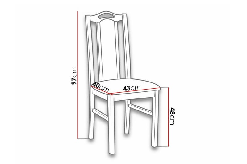 Lufti Matstol Wood/Black - Möbler - Matplats - Matstol & köksstol