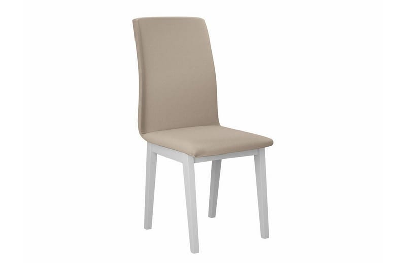 Majors Matstol i Tyg och Trä, Beige|Vit