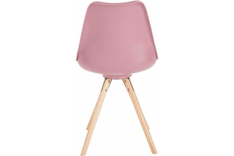 Malik Matstol 2-pack - PU/Rosa/Ek - Möbler - Matplats - Matstol & köksstol
