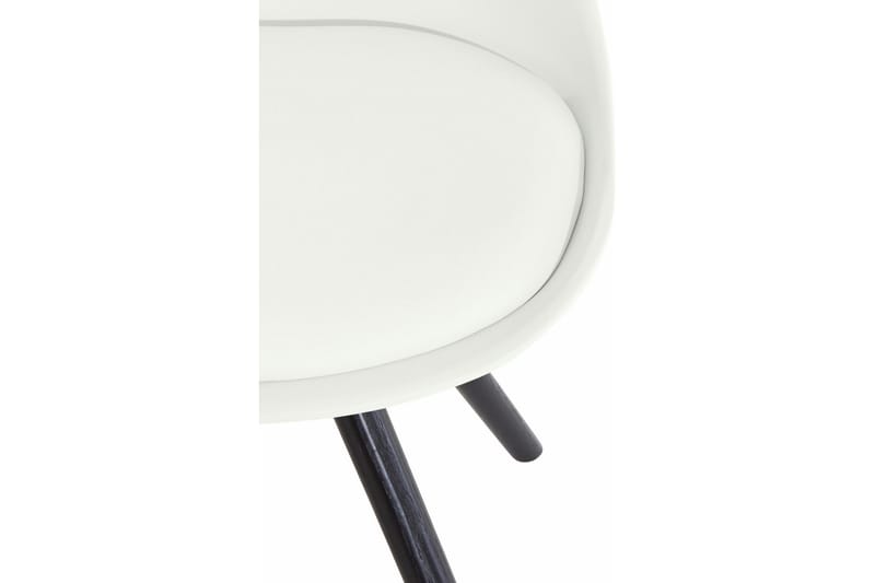 Malik Matstol Konstläder 2-pack - Vit/Ek - Möbler - Matplats - Matstol & köksstol