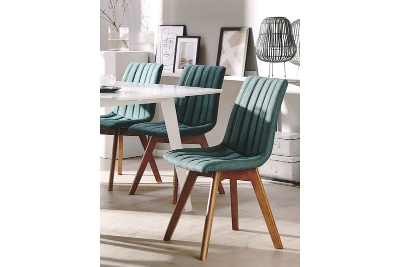 Matstol 2 st mörkgrön CALGARY - Grön - Möbler - Matplats - Matstol & köksstol