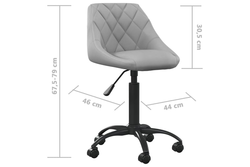 Matstol ljusgrå sammet - Grå - Möbler - Matplats - Matstol & köksstol