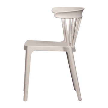 Matstol med ribbor Bliss Utomhus - Offwhite Melange - Möbler - Matplats - Matstol & köksstol