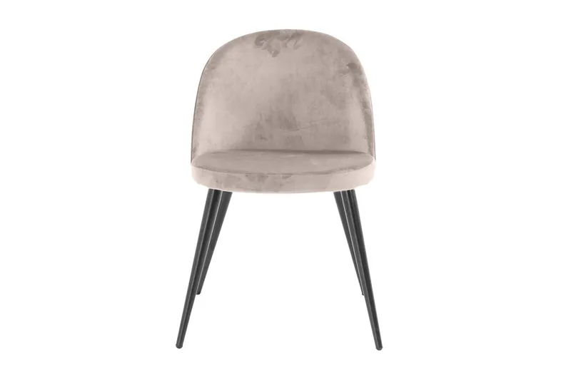 Matstol utan armstöd Venture Home Velvet Köksstol Sammet Pink - Möbler - Matplats - Matstol & köksstol