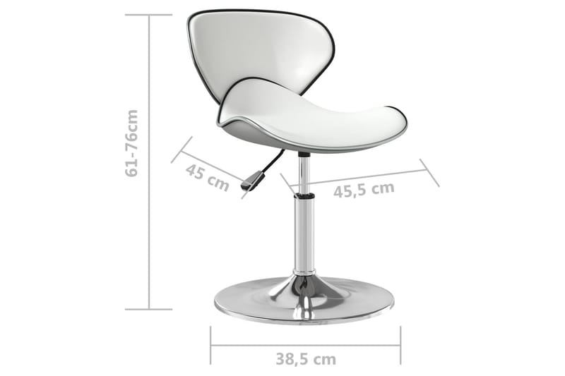 Matstol vit konstläder - Vit - Möbler - Matplats - Matstol & köksstol