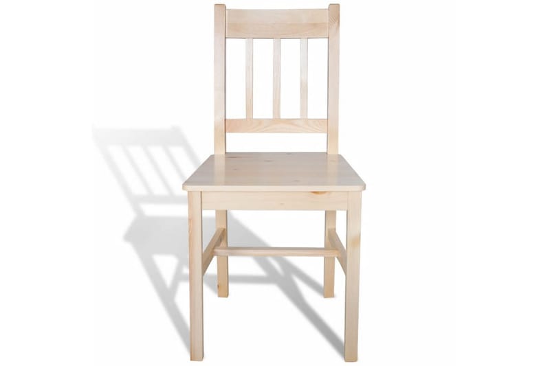 Matstolar 4 st furu - Beige - Möbler - Matplats - Matstol & köksstol