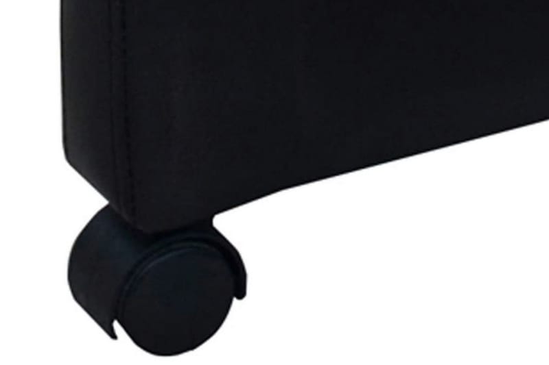 Matstolar 6 st svart konstläder - Svart - Möbler - Matplats - Matstol & köksstol
