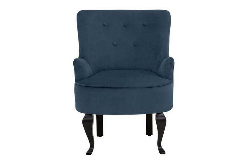 Merit Matstol Sammet - Blå - Möbler - Vardagsrum - Fåtöljer