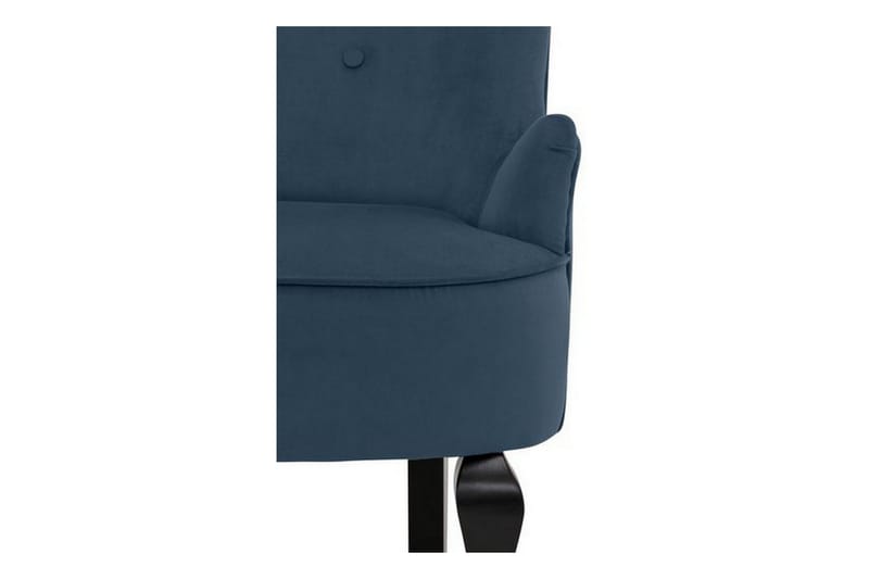 Merit Matstol Sammet - Blå - Möbler - Vardagsrum - Fåtöljer