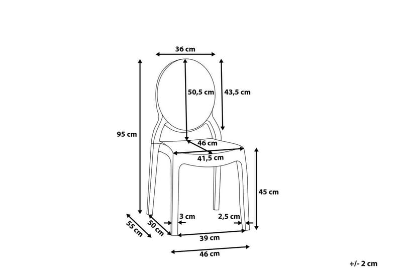 Merton Stol Set Om 2 St - Svart - Möbler - Matplats - Matstol & köksstol