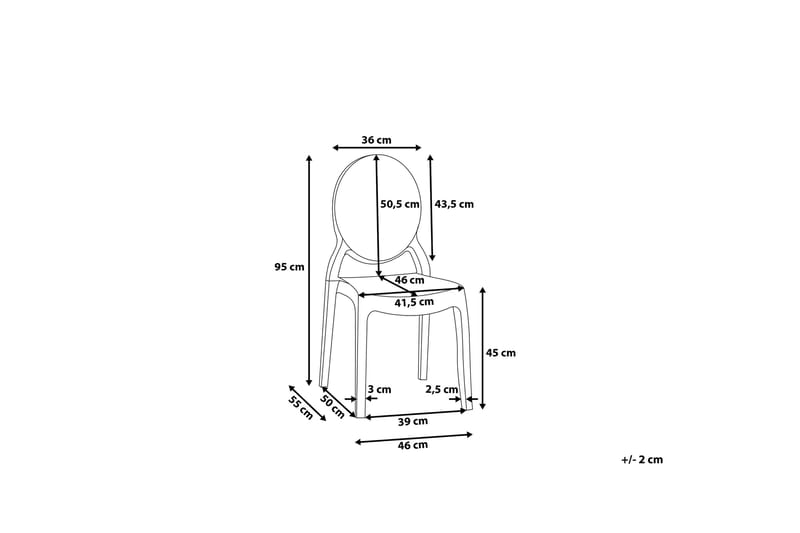 Merton Stol Set Om 2 St - Svart - Möbler - Matplats - Matstol & köksstol