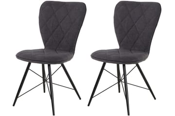 Mimia Matstol 2-pack - Antracit - Möbler - Matplats - Matstol & köksstol