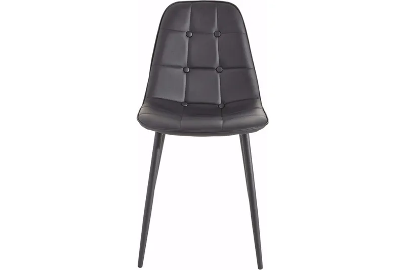 Mireio Kjøkkenstol Konstläder 2-pack - Svart/Metall - Möbler - Matplats - Matstol & köksstol