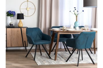 Monee Stol Set Om 2 St - Blå - Möbler - Matplats - Matstol & köksstol