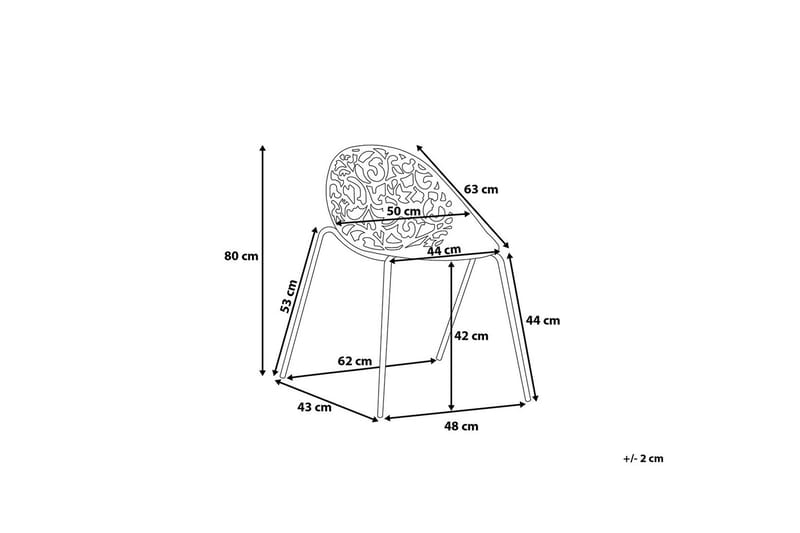 Mumford Stol Set Om 2 St - Grå - Möbler - Matplats - Matstol & köksstol
