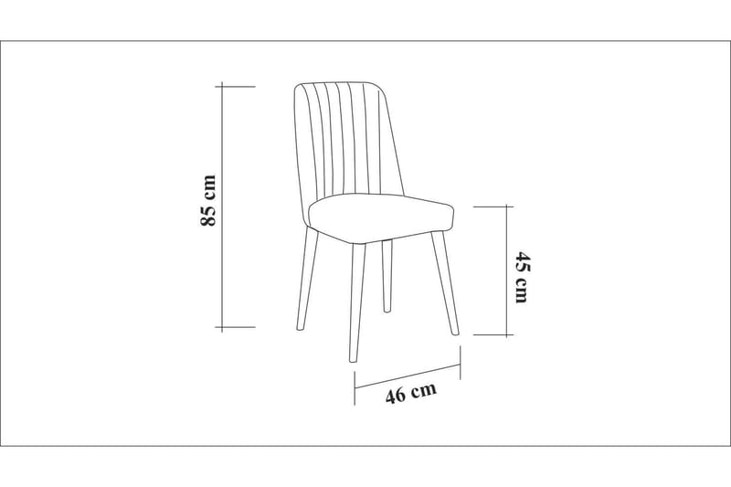 MUNDIN Matstol Mörkbrun/Grå - Möbler - Matplats - Matstol & köksstol