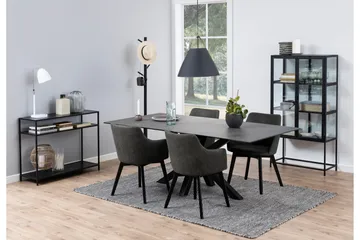 Naquasha Karmstol - Grå/Svart - Möbler - Matplats - Matstol & köksstol