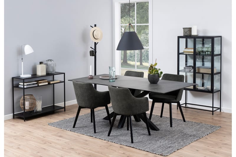 Naquasha Karmstol - Grå/Svart - Möbler - Matplats - Matstol & köksstol