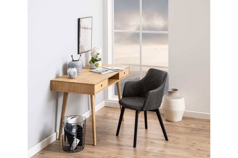 Naquasha Karmstol - Grå/Svart - Möbler - Matplats - Matstol & köksstol