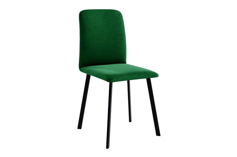 Narberth Matstol i Sammet med Metallfinish, Flaskgrön