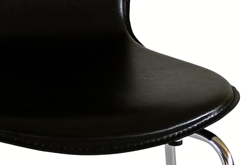 NINA Matstol Konstläder Svart/Krom - Möbler - Matplats - Matstol & köksstol