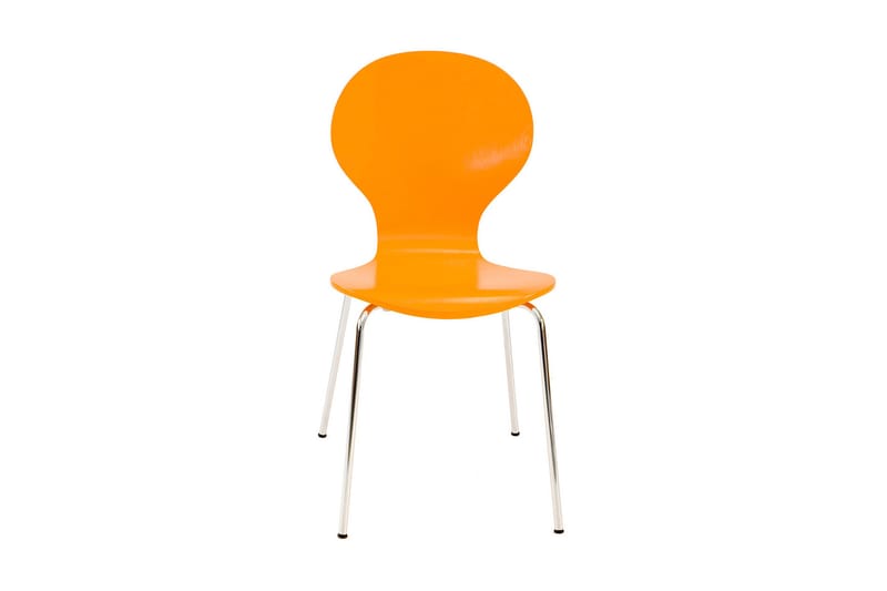 NINA Matstol Orange/Krom - Möbler - Matplats - Matstol & köksstol