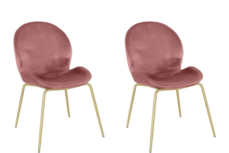 Ottine Matstol - Rosa/Mässing - Möbler - Matplats - Matstol & köksstol