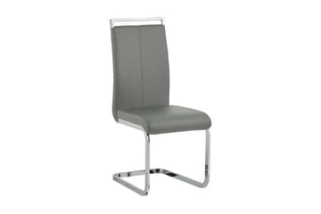 PALEA Matstol 2-pack Konstläder/Grå
