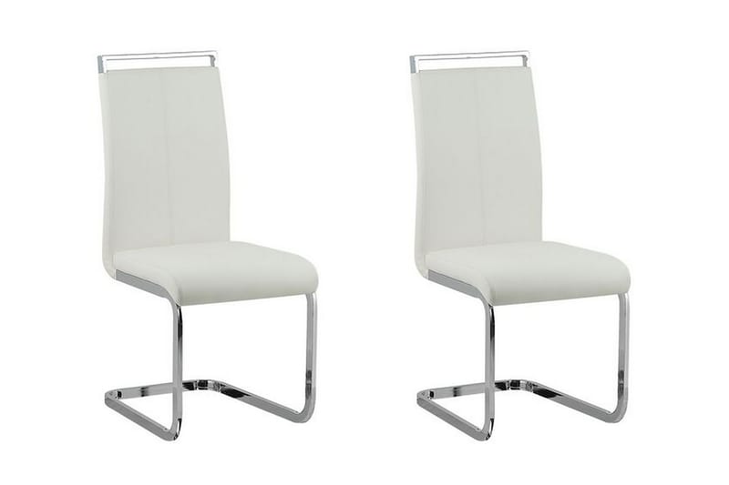 PALEA Matstol 2-pack Konstläder/Krämbeige - Möbler - Matplats - Matstol & köksstol