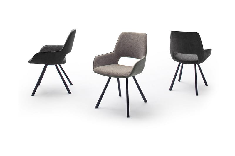 Paran Matstol 4 Ben Svängbar - Grå - Möbler - Matplats - Matstol & köksstol