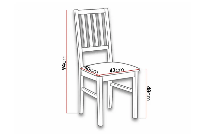 Patrickswell Matstol Black/Brown - Möbler - Matplats - Matstol & köksstol