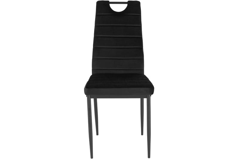 PAXVILLE Matstol 2-pack Sammet/Svart - Möbler - Matplats - Matstol & köksstol