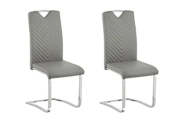 Picknes Matstol 2-pack - Konstläder/Ljusgrå - Möbler - Matplats - Matstol & köksstol