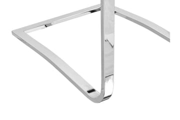 Picknes Matstol i Konstläder med Metallstativ i Krom - Grå - Möbler - Matplats - Matstol & köksstol